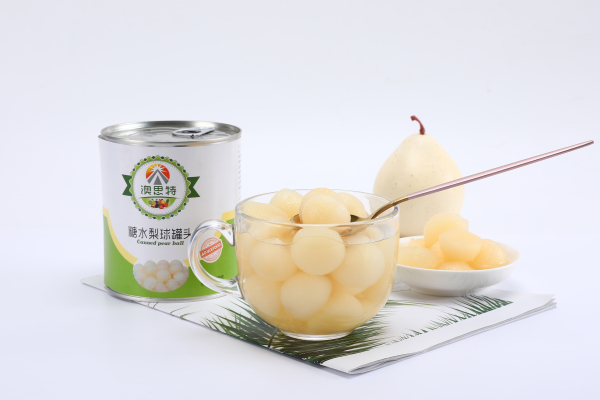糖水梨球罐頭
